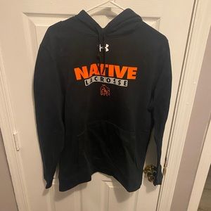 Under Armor men’s size M Natives Lacrosse Club hoodie black